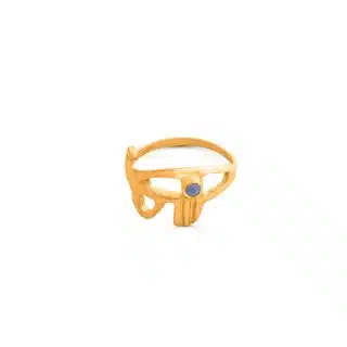 Pharaonic Collection, Horus Ring With Blue Lapis