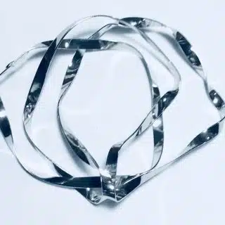 Enchanted Lady Collection ,Double finger ring of square wire