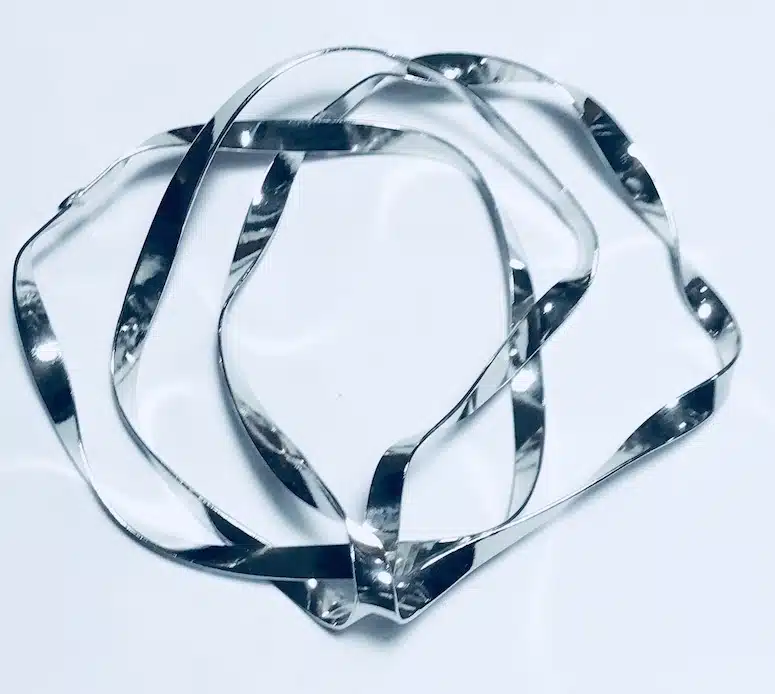 Enchanted Lady Collection ,Double finger ring of square wire 1 Enchanted Lady Collection ,Double finger ring of square wire