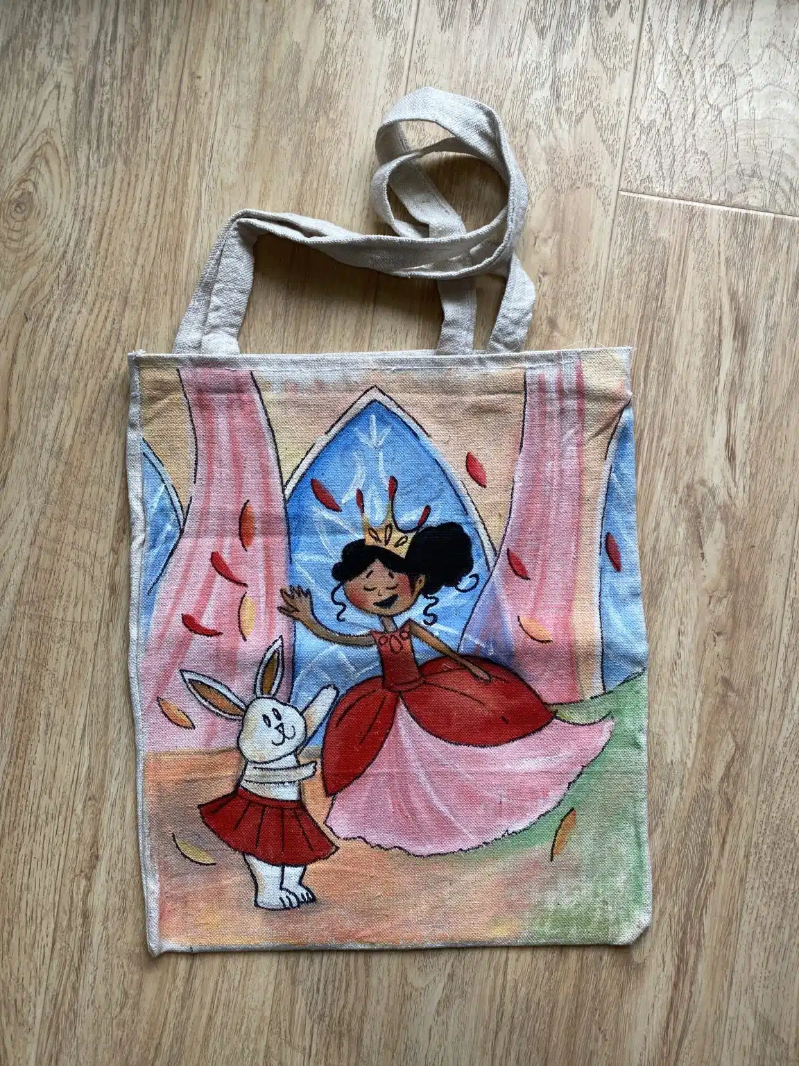 Hand painted tote bag 2 Hand painted tote bag