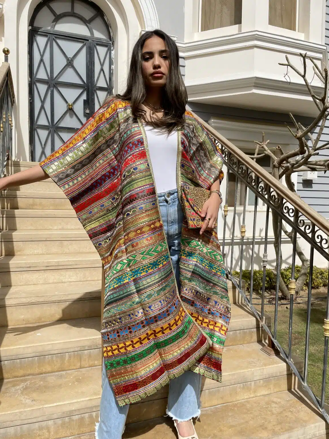 Indian embroidery kaftan 1 Indian embroidery kaftan