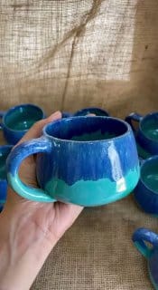 DEEP BLUE WAVE MUG