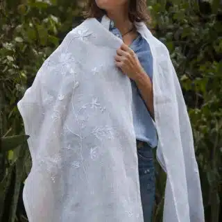 Angelic White Shawl