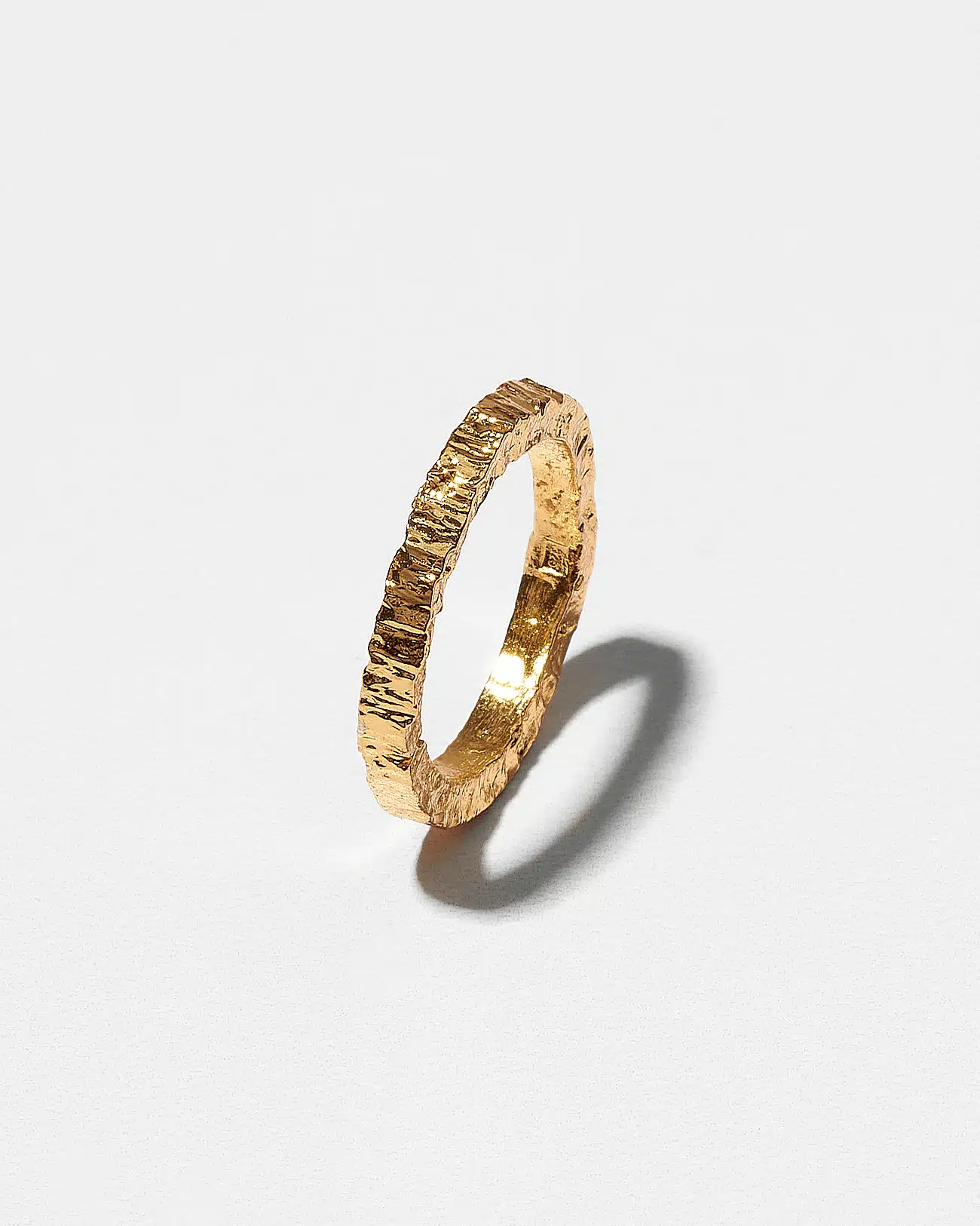 Just Rings Collection, Stacking Lines Ring 3 Lines Gold Stacking Rings SZR248.6