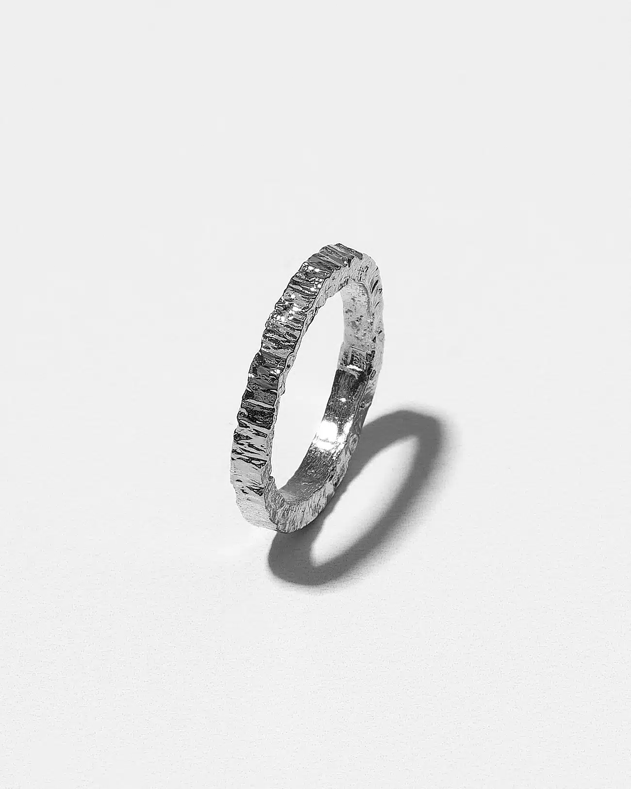 Just Rings Collection, Stacking Lines Ring 3 Lines Platinum Stacking Rings SZR249.3