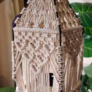 فانوس رمضان مكرمية - Macrame Ramadan lantern