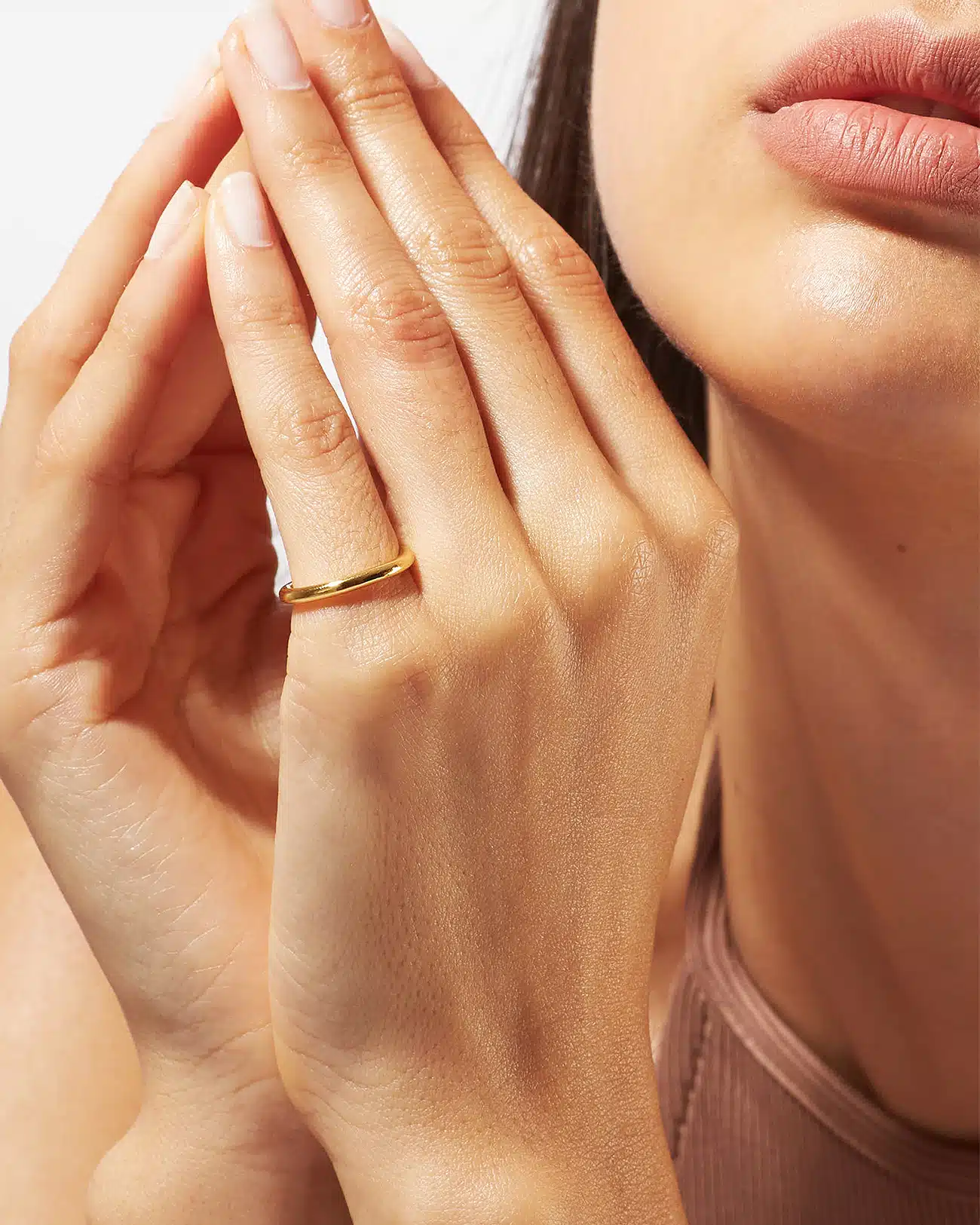 Just Rings Collection, Stacking Plain Ring 2 Plain Gold Stacking Rings SZR254.1