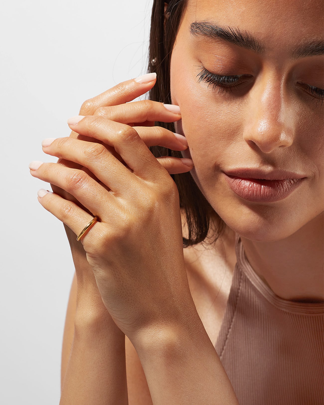 Just Rings Collection, Stacking Plain Ring 7 Plain Gold Stacking Rings SZR254.10