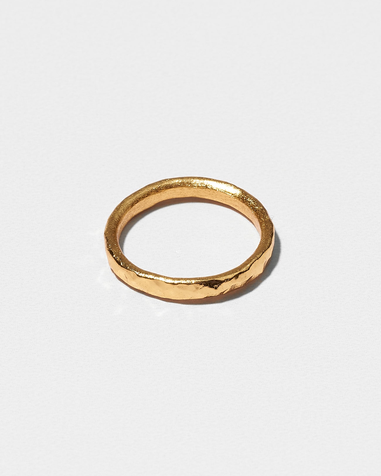 Just Rings Collection, Stacking Round Ring 4 Round Texture Gold Stacking Rings SZR250.3