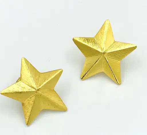 Summer Night Collection, Med 3d Star Earrings 1 Summer Night Collection, Med 3d Star Earrings