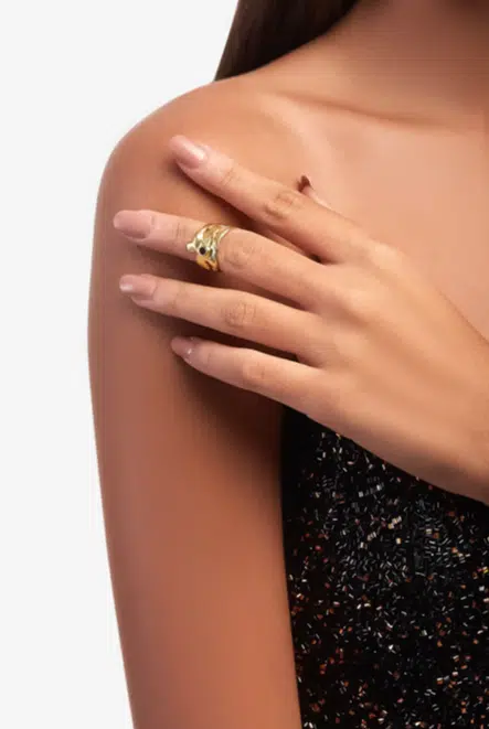 Essential Collection , Irregular Liquid Garnet Knuckle Ring 3 Screen Shot 2022 08 25 at 6.06.59 PM