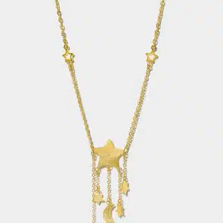 Summer Night Collection, Stars & Half Moon Necklace