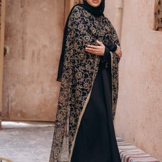 Embroidered cover up