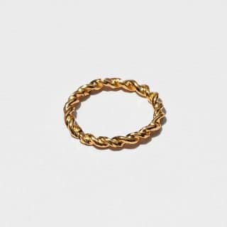 Just Ring Collection , Knuckle Rings, Twisted Gold Plated