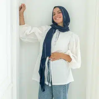 Puffy sleeve blouse