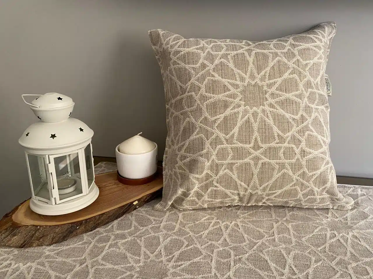 Arabesque beige cushion cover 2 WhatsApp Image 2025 02 19 at 10.33.15 AM