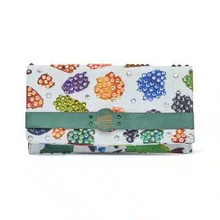 Cow Print Rhinestones Clutch