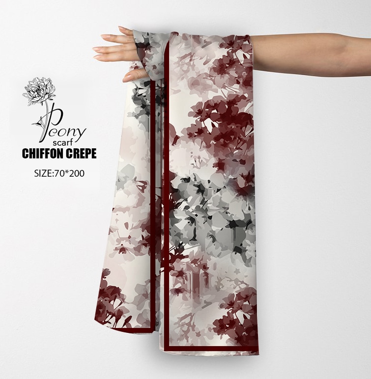 Gray & Nebity scarf 1 Gray & Nebity scarf