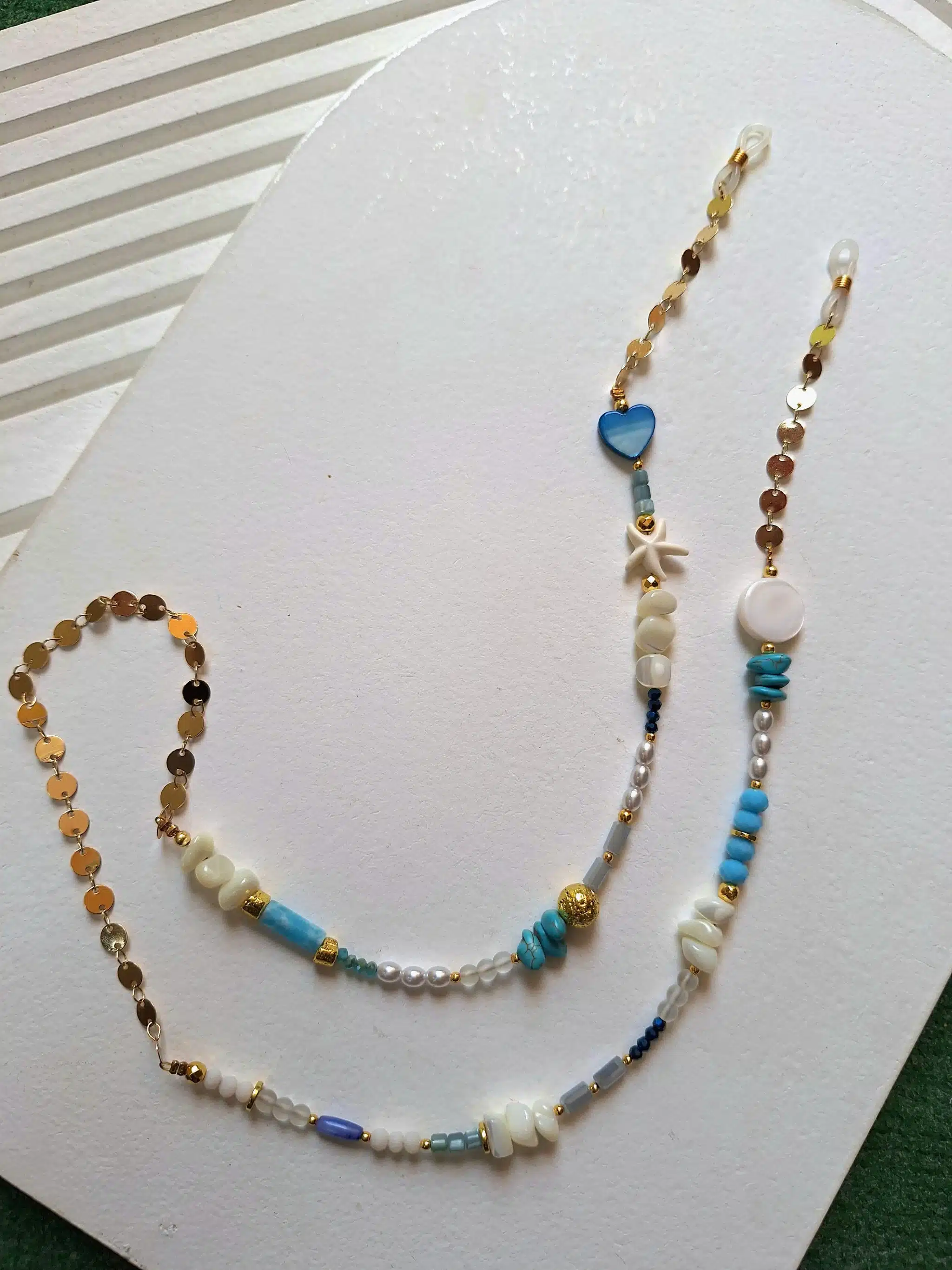 Blue "sunglasses cord" 1 Blue "sunglasses cord"