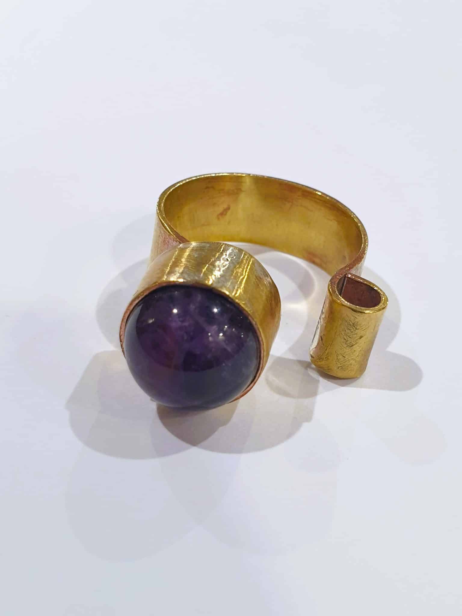 Amethyst sphere ring 1 Amethyst sphere ring