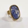 Sodalite wire ring