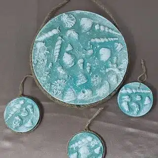 Plaster Art work tablue set of 4