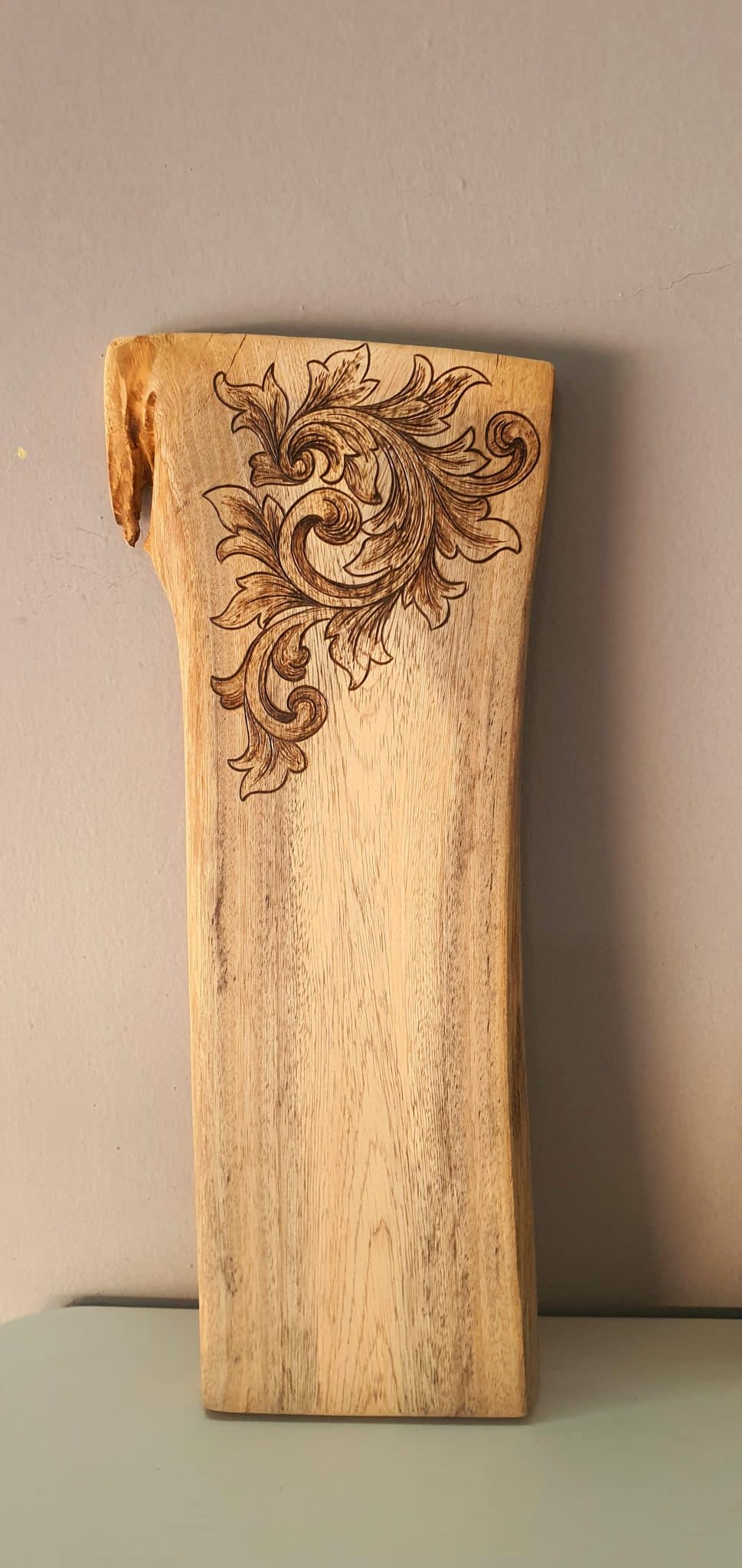 Floral Pattern Tray 5 wood tray