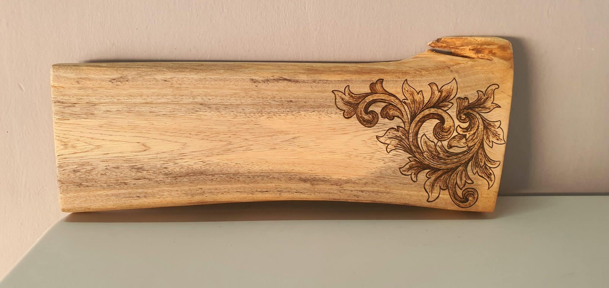 Floral Pattern Tray 6 wood tray