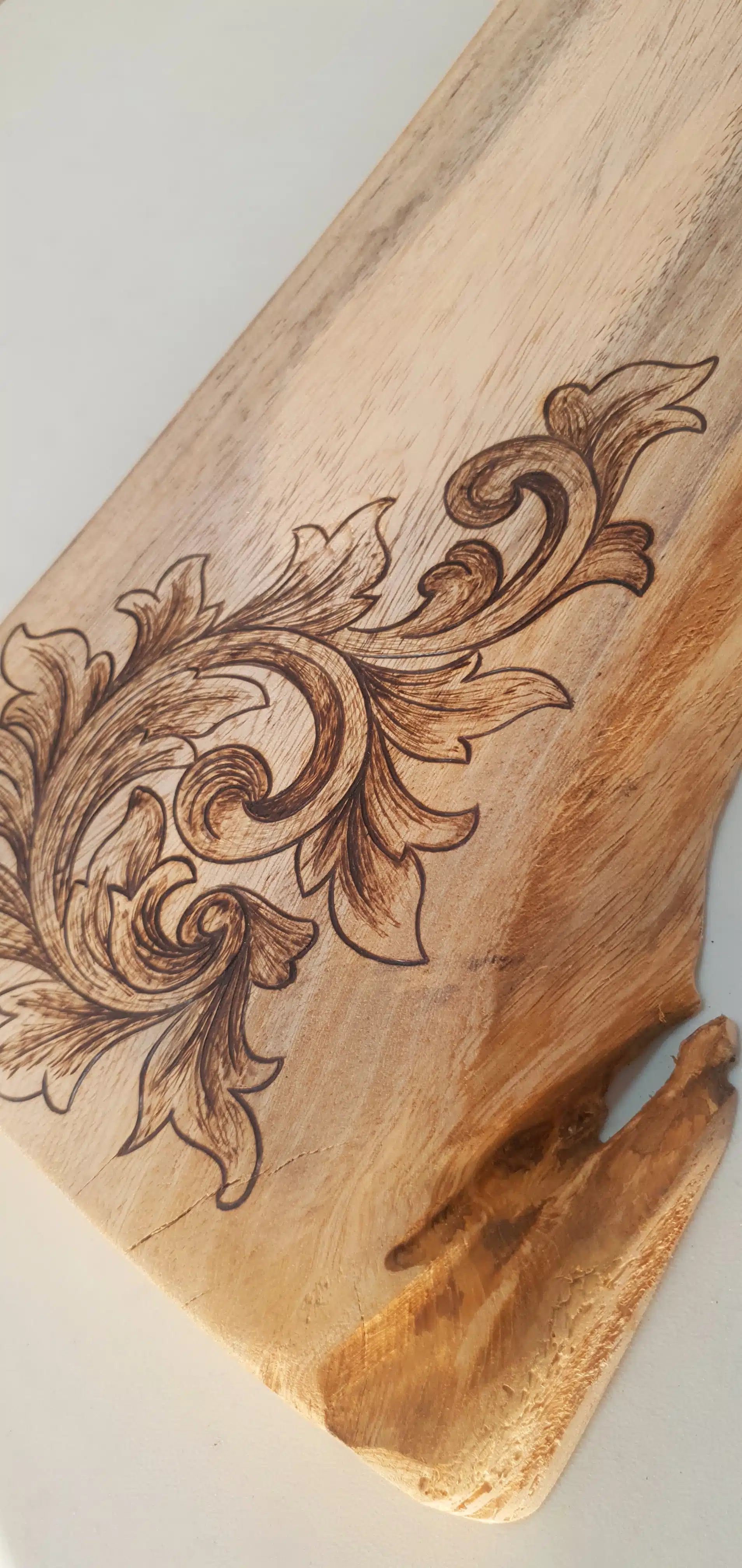 Floral Pattern Tray 4 wood tray