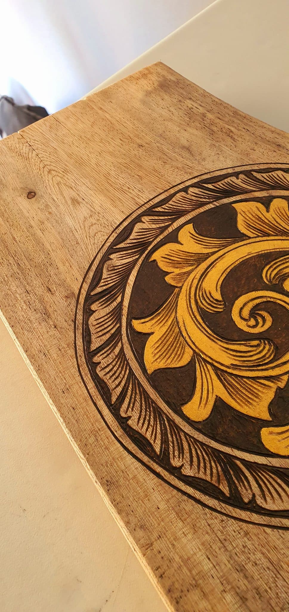 Royal Pattern Tray 2 خشب