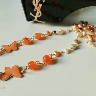 Orange glasses chain