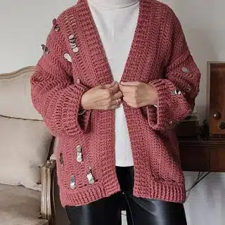 Sequin cardigan