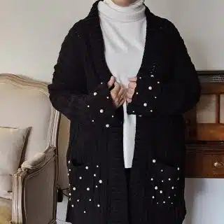 Pearly oversized jacket