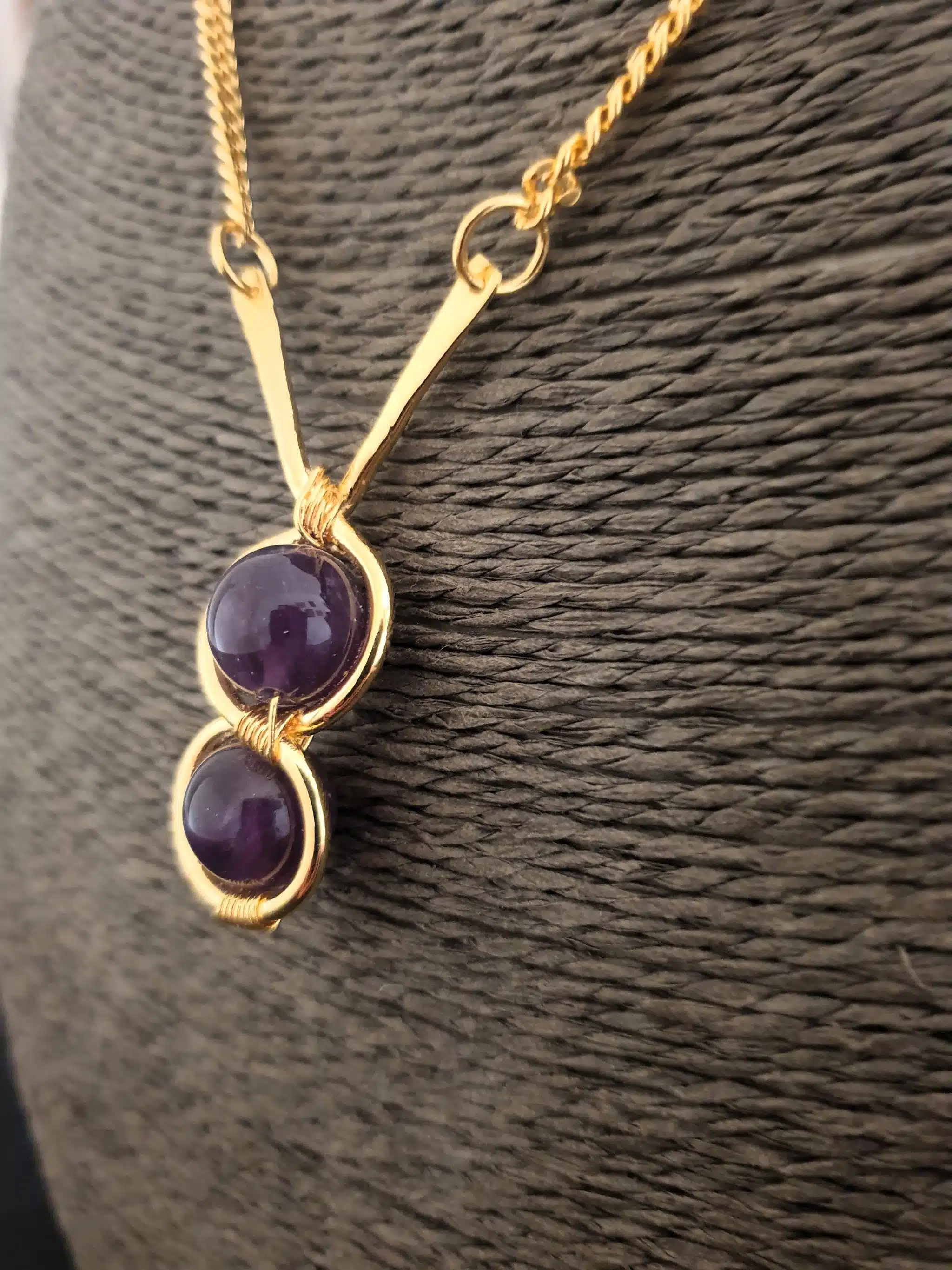 Double sphere amethyst necklace 3 20250223 160935 edited scaled