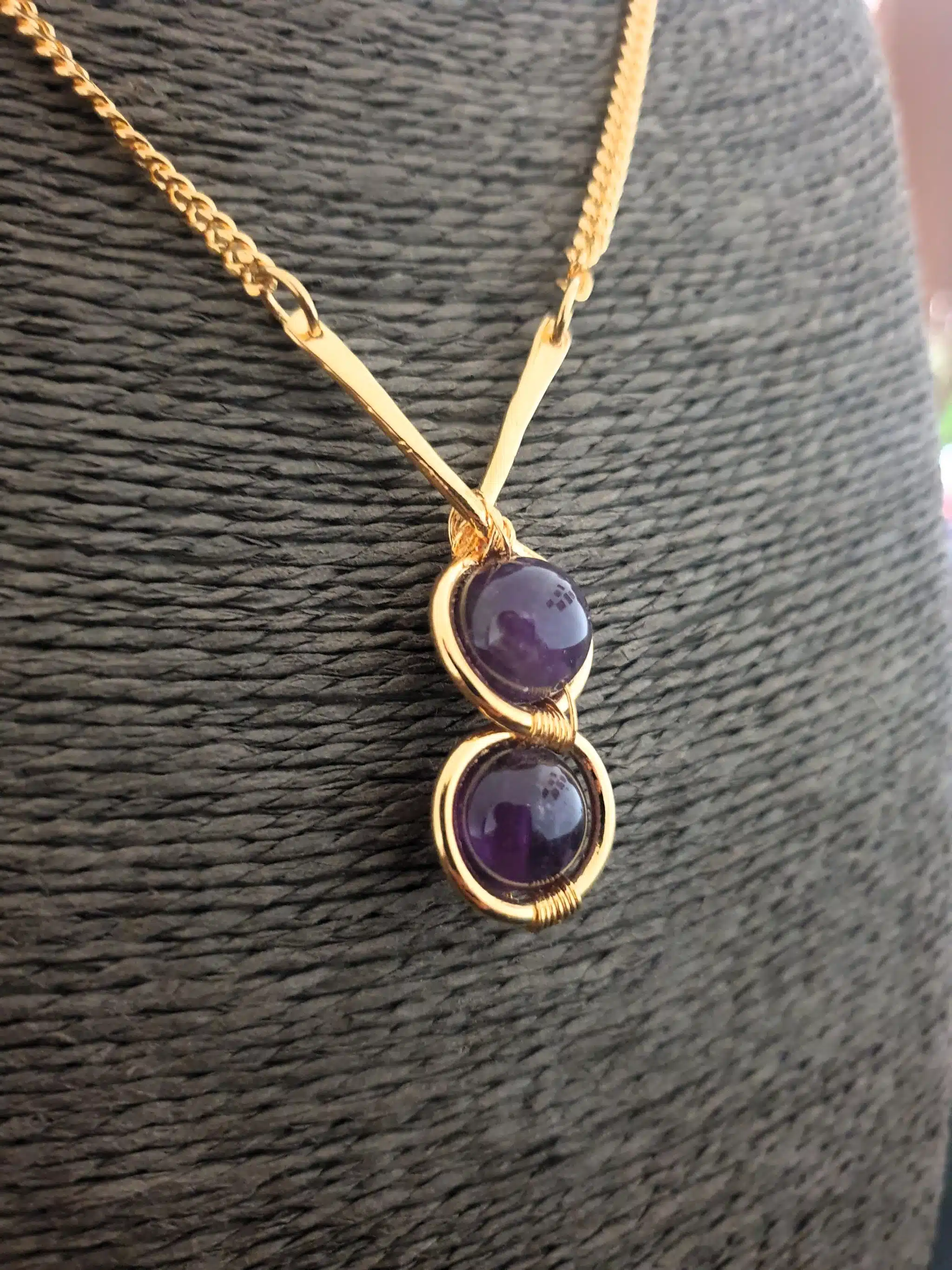 Double sphere amethyst necklace 4 20250223 160947 edited scaled