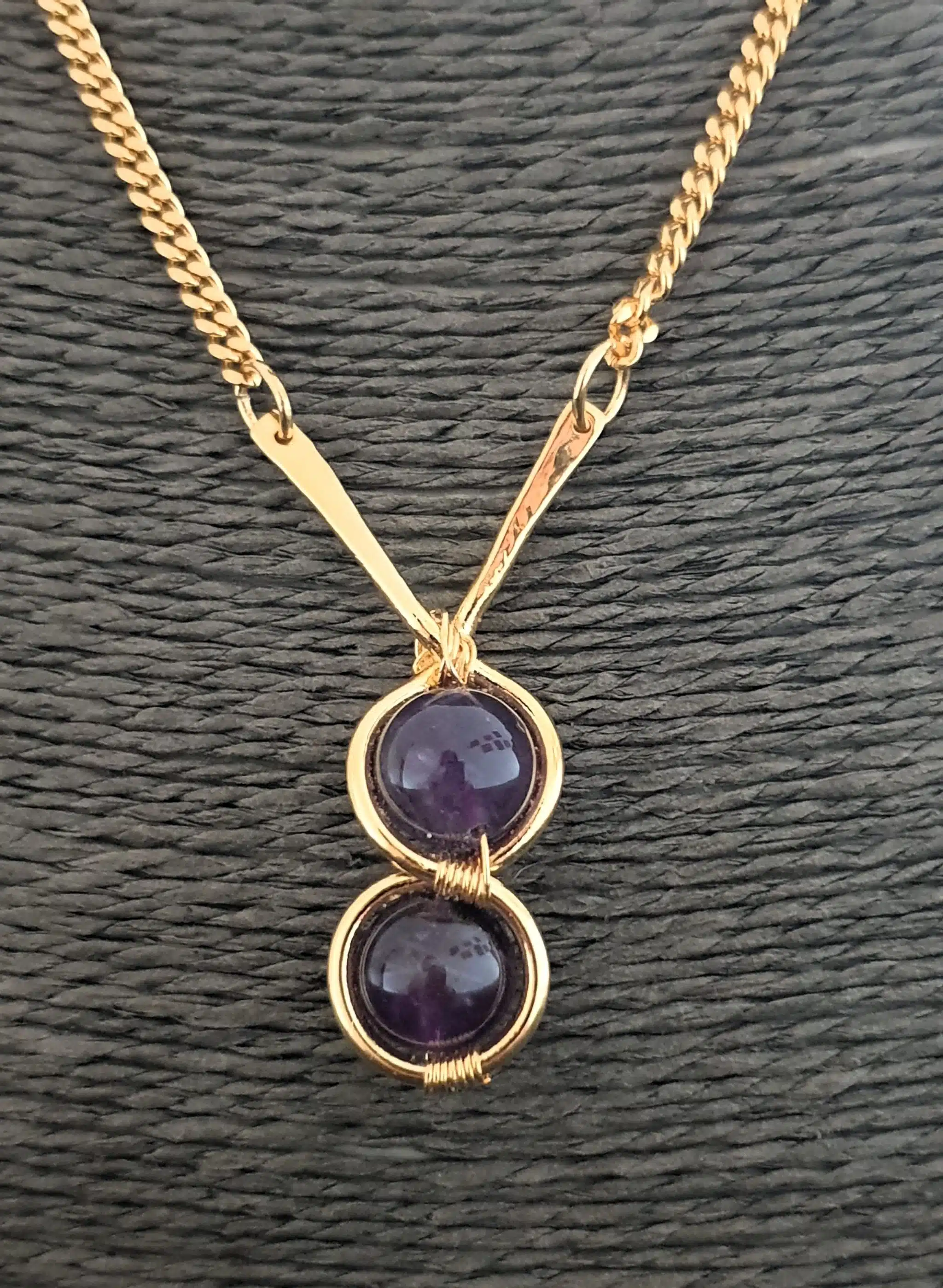 Double sphere amethyst necklace 5 20250223 161048 edited scaled
