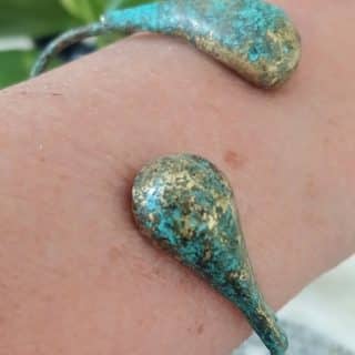 Bluerust 2 balls cuff