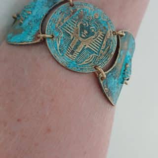 3 pieces Bluerust pharoah cuff