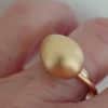 Goldplated 18k ring