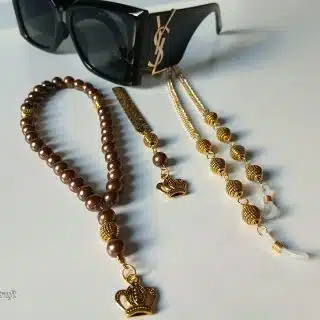 Café Metallic Pearl set of 3 pcs