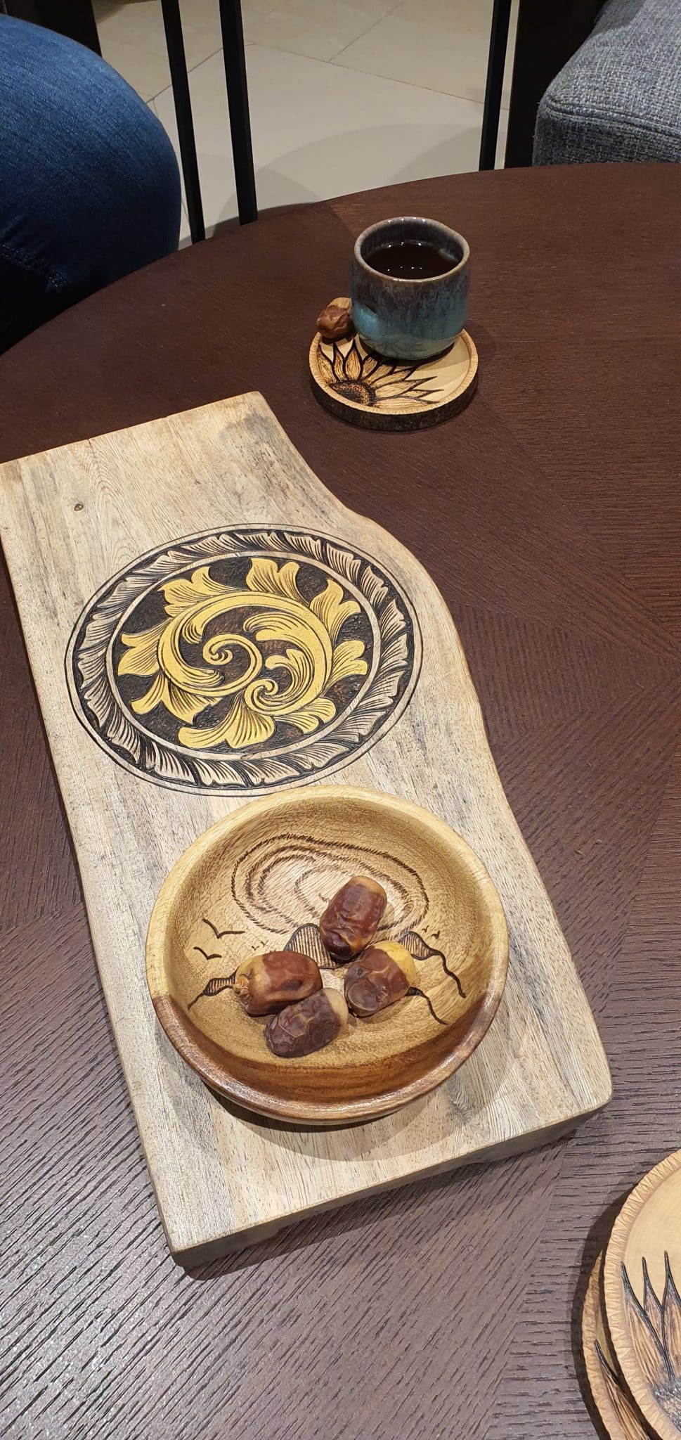 Royal Pattern Tray 3 wood tray