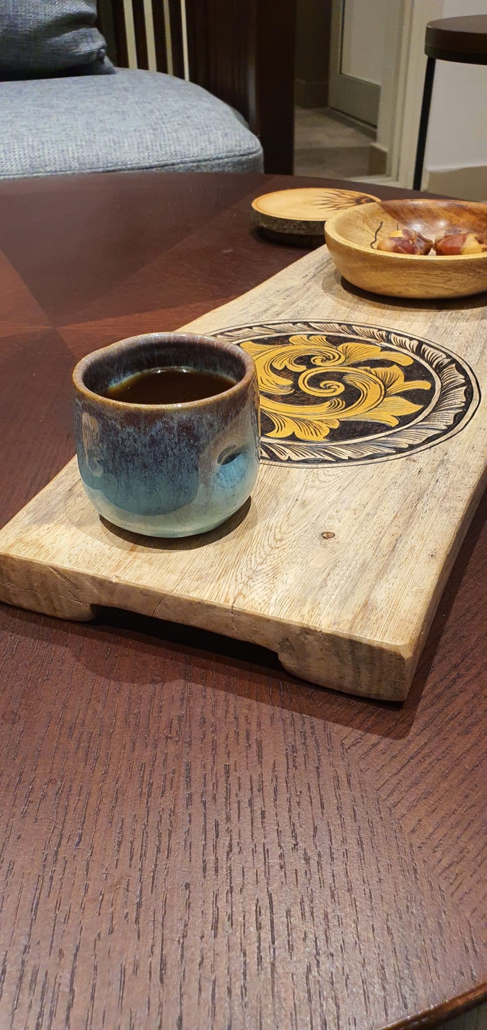 Royal Pattern Tray 7 wood tray