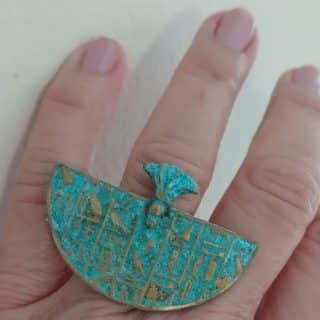 Bluerust pharoah ring