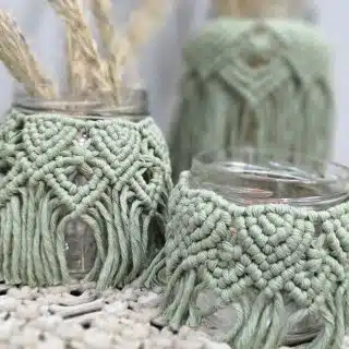 Macrame vases set