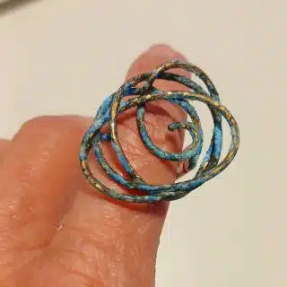 Vintage spiral ring