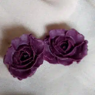 Ceramic earrings handmade