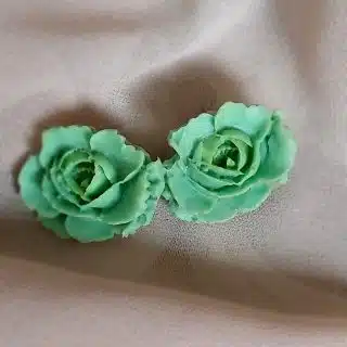 Ceramic earrings handmade