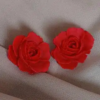 Ceramic earrings handmade