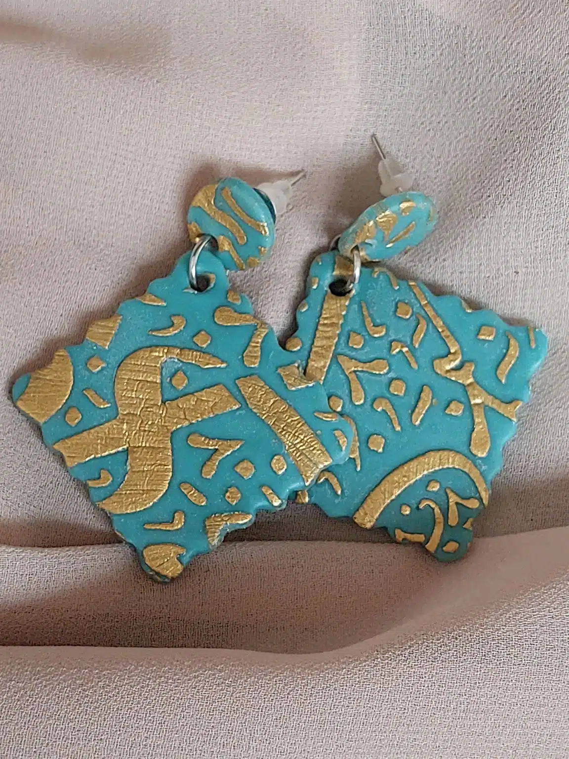 Ceramic earrings handmade 1 Ceramic earrings handmade