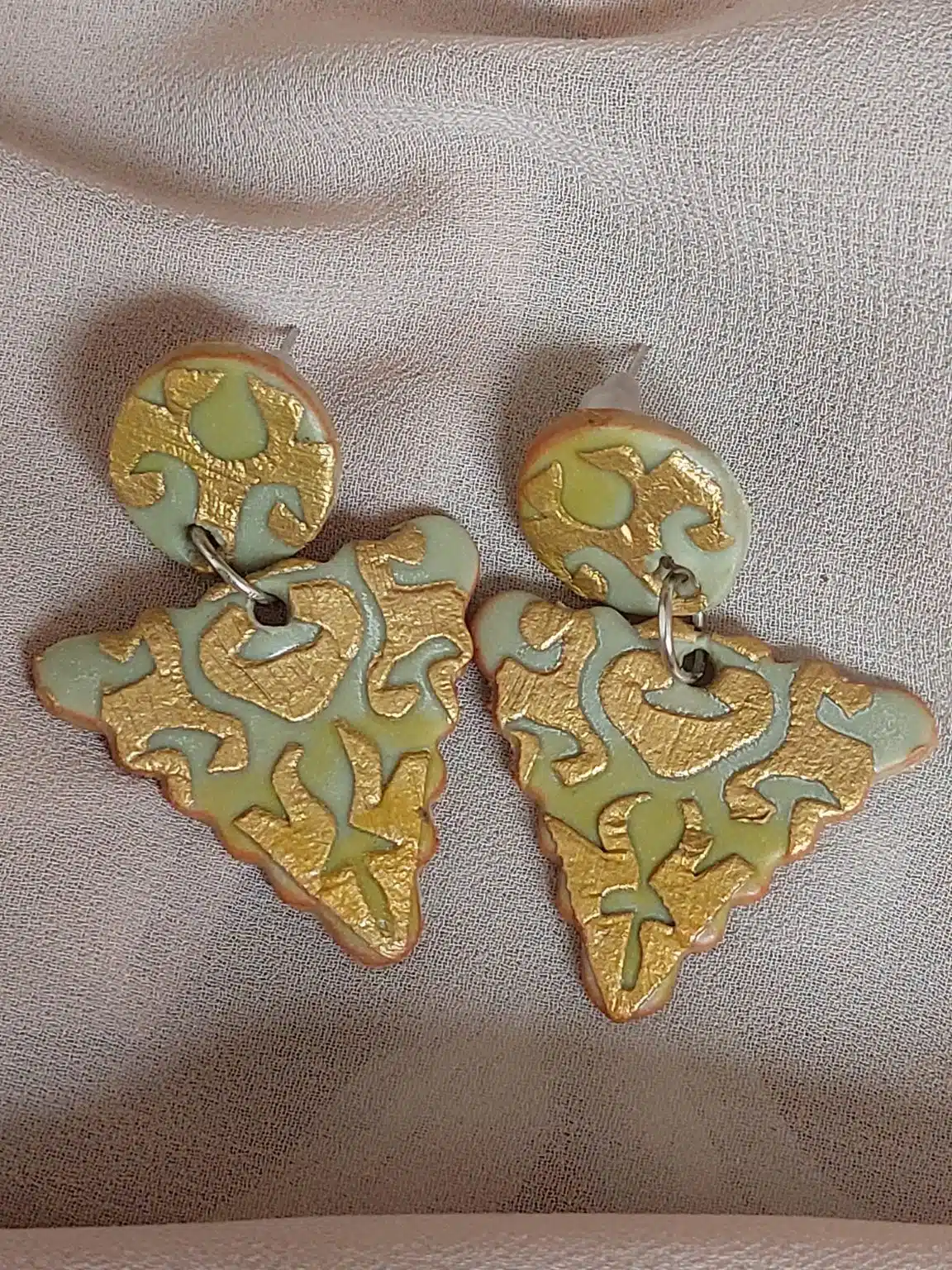 Ceramic earrings handmade 1 Ceramic earrings handmade